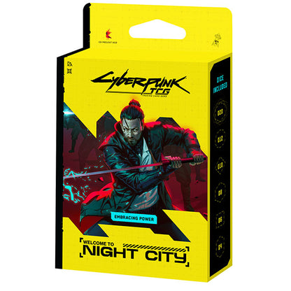 Cyberpunk TCG - Welcome to Night City Starter Deck Display – Embracing Power
