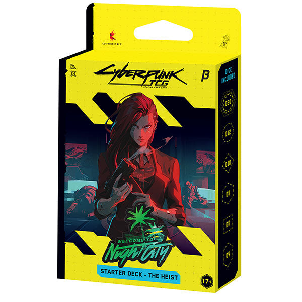 Cyberpunk TCG - Welcome to Night City Starter Deck Display - The Heist