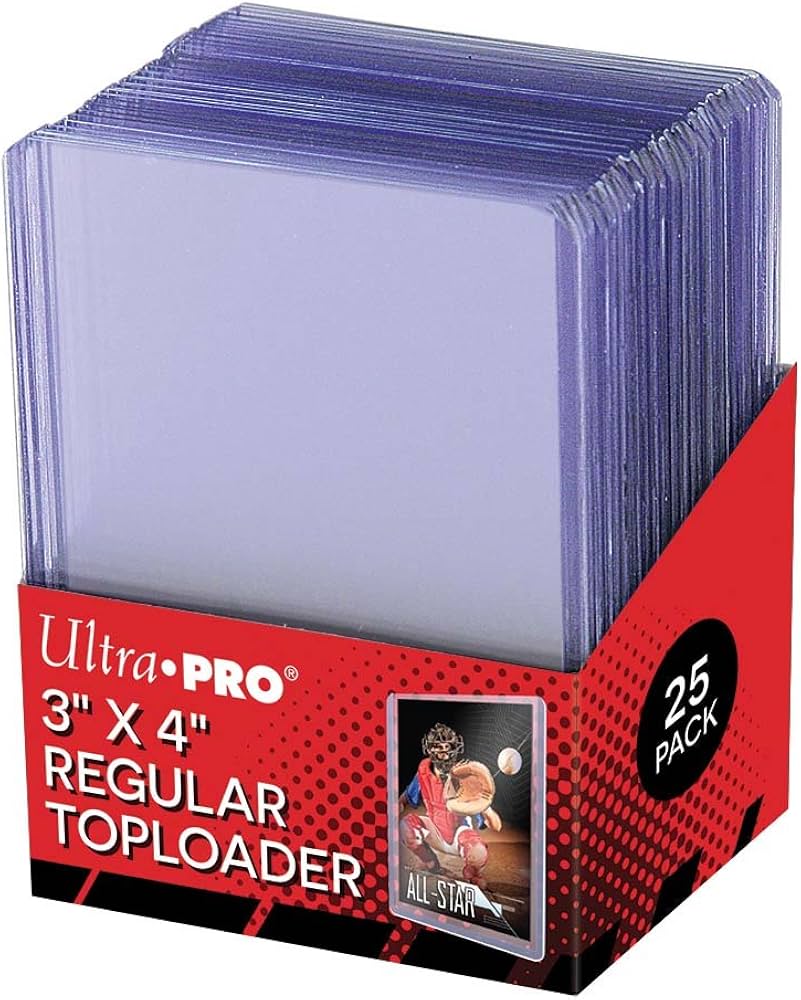 Ultra Pro - 3 x 4 Inch Toploaders Clear 25 Pack 35pt