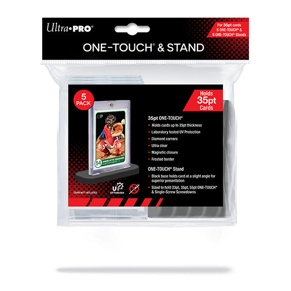Ultra Pro - UV One-Touch Magnetic Holders + Stands - 35pt 5pk