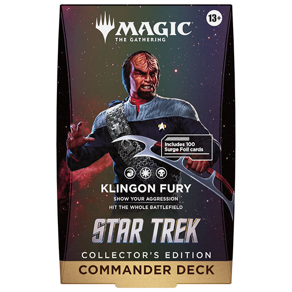 Magic: The Gathering - Star Trek Collector Commander Deck  - Klingon Fury