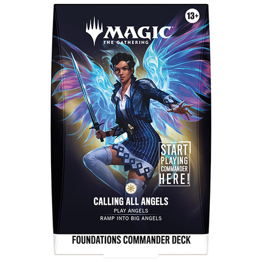 Magic: The Gathering - Reality Fracture Foundations Starter Commander Deck: CALLING ALL ANGELS