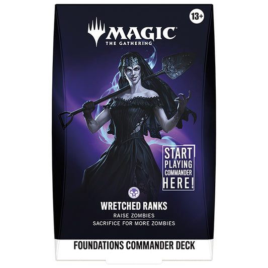 Magic: The Gathering - Reality Fracture Foundations Starter Commander Deck: WRETCHED RANKS