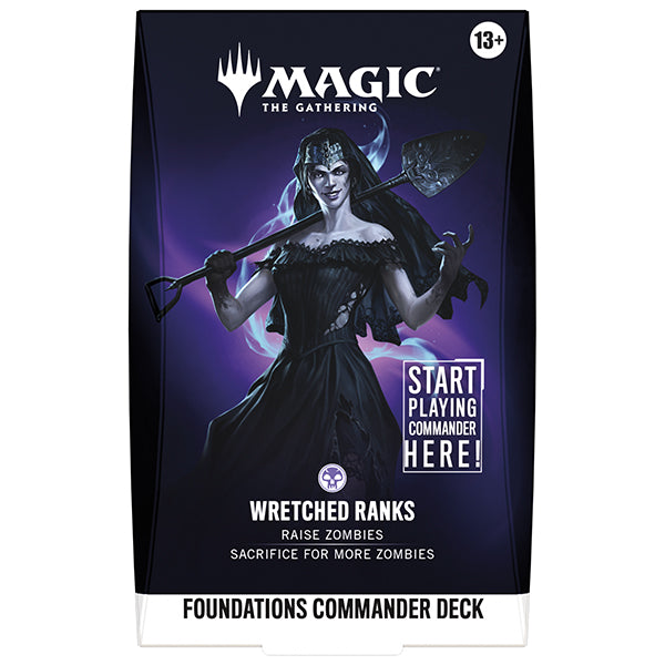 Magic: The Gathering - Reality Fracture Foundations Starter Commander Deck: WRETCHED RANKS
