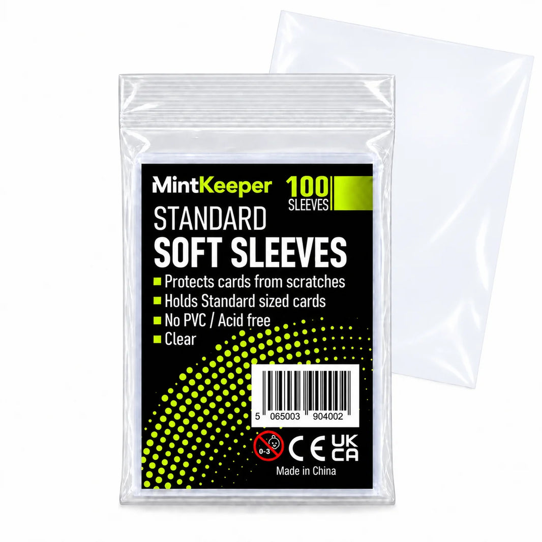 MintKeeper: Standard Soft Card Sleeves (100 Sleeves)